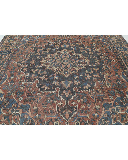Bakhtiari 10' 0" X 11' 11" Hand Knotted Wool Rug 10' 0" X 11' 11" (305 X 363) / Rust / Wool