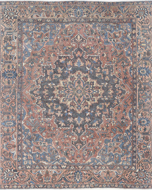 Bakhtiari 10' 0" X 11' 11" Hand Knotted Wool Rug 10' 0" X 11' 11" (305 X 363) / Rust / Wool