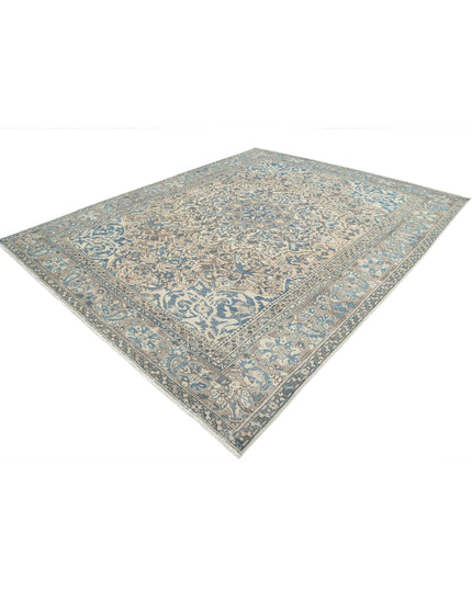 Bakhtiari 9' 7" X 12' 4" Hand Knotted Wool Rug 9' 7" X 12' 4" (292 X 376) / Ivory / Wool