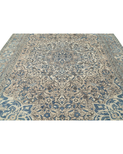 Bakhtiari 9' 7" X 12' 4" Hand Knotted Wool Rug 9' 7" X 12' 4" (292 X 376) / Ivory / Wool