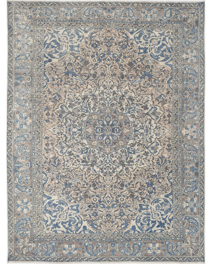 Bakhtiari 9' 7" X 12' 4" Hand Knotted Wool Rug 9' 7" X 12' 4" (292 X 376) / Ivory / Wool