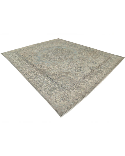 Bakhtiari 10' 1" X 12' 3" Hand Knotted Wool Rug 10' 1" X 12' 3" (307 X 373) / Grey / Wool