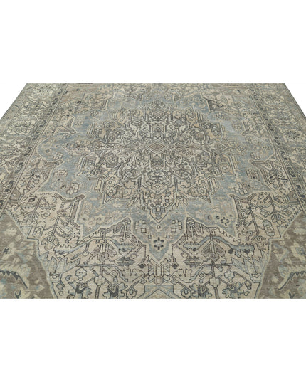 Bakhtiari 10' 1" X 12' 3" Hand Knotted Wool Rug 10' 1" X 12' 3" (307 X 373) / Grey / Wool