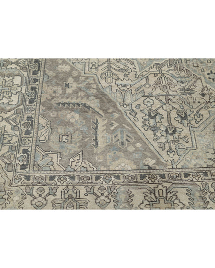 Bakhtiari 10' 1" X 12' 3" Hand Knotted Wool Rug 10' 1" X 12' 3" (307 X 373) / Grey / Wool