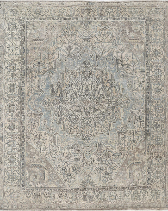 Bakhtiari 10' 1" X 12' 3" Hand Knotted Wool Rug 10' 1" X 12' 3" (307 X 373) / Grey / Wool
