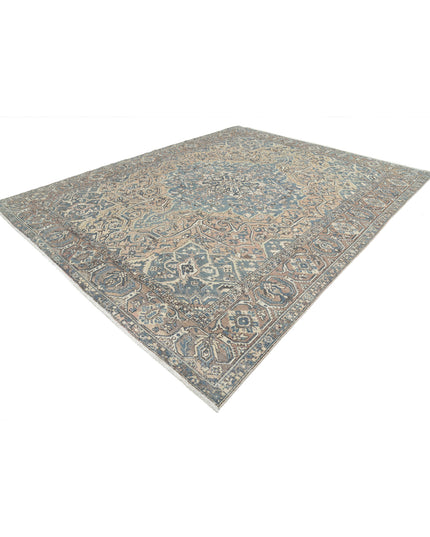 Bakhtiari 10' 6" X 13' 3" Hand Knotted Wool Rug 10' 6" X 13' 3" (320 X 404) / Taupe / Wool