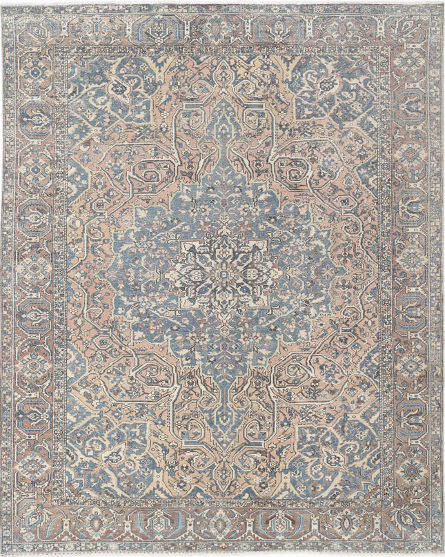 Bakhtiari 10' 6" X 13' 3" Hand Knotted Wool Rug 10' 6" X 13' 3" (320 X 404) / Taupe / Wool