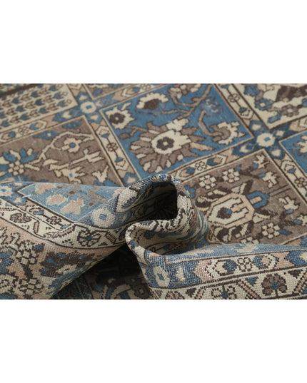 Bakhtiari 9' 7" X 12' 2" Hand Knotted Wool Rug 9' 7" X 12' 2" (292 X 371) / Blue / Wool
