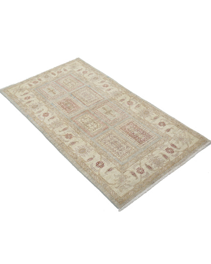 Bakhtiari 2' 9" X 4' 11" Hand Knotted Wool Rug 2' 9" X 4' 11" (84 X 150) / Blue / Wool