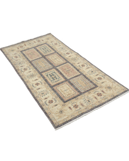 Bakhtiari 2' 9" X 5' 4" Hand Knotted Wool Rug 2' 9" X 5' 4" (84 X 162) / Grey / Wool