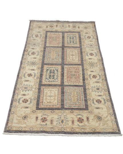 Bakhtiari 2' 9" X 5' 4" Hand Knotted Wool Rug 2' 9" X 5' 4" (84 X 162) / Grey / Wool