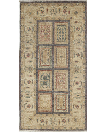Bakhtiari 2' 9" X 5' 4" Hand Knotted Wool Rug 2' 9" X 5' 4" (84 X 162) / Grey / Wool