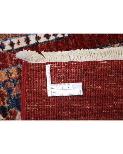 Bakhtiari 2' 10" X 4' 3" Hand Knotted Wool Rug 2' 10" X 4' 3" (86 X 130) / Red / Wool