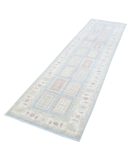 Bakhtiari 2' 7" X 10' 1" Hand Knotted Wool Rug 2' 7" X 10' 1" (79 X 307) / Blue / Wool