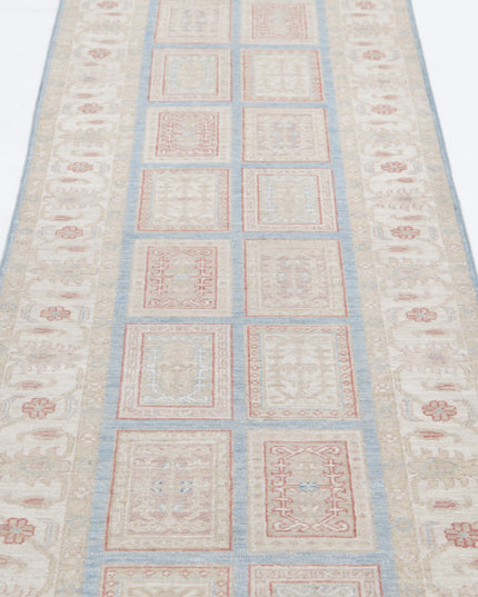 Bakhtiari 2' 7" X 9' 10" Hand Knotted Wool Rug 2' 7" X 9' 10" (79 X 300) / Blue / Wool