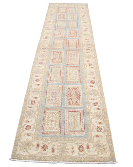 Bakhtiari 2' 6" X 10' 1" Hand Knotted Wool Rug 2' 6" X 10' 1" (76 X 307) / Blue / Wool