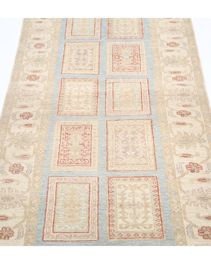 Bakhtiari 2' 6" X 10' 1" Hand Knotted Wool Rug 2' 6" X 10' 1" (76 X 307) / Blue / Wool
