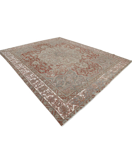 Bakhtiari 10' 7" X 13' 0" Hand Knotted Wool Rug 10' 7" X 13' 0" (322 X 396) / Rust / Wool