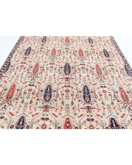 Bakshaish 7' 10" X 9' 10" Hand Knotted Wool Rug 7' 10" X 9' 10" (239 X 300) / Beige / Wool