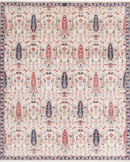 Bakshaish 7' 10" X 9' 10" Hand Knotted Wool Rug 7' 10" X 9' 10" (239 X 300) / Beige / Wool