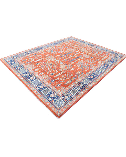 Bakshaish 7' 9" X 9' 11" Hand Knotted Wool Rug 7' 9" X 9' 11" (236 X 302) / Rust / Wool