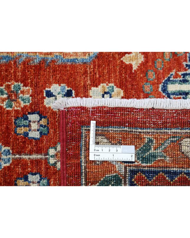 Bakshaish 7' 9" X 9' 11" Hand Knotted Wool Rug 7' 9" X 9' 11" (236 X 302) / Rust / Wool