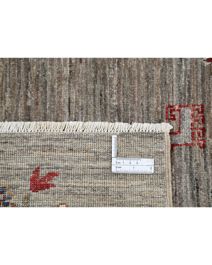 Bakshaish 6' 11" X 9' 10" Hand Knotted Wool Rug 6' 11" X 9' 10" (211 X 300) / Grey / Wool