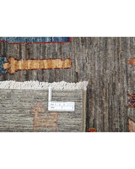 Bakshaish 5' 8" X 9' 0" Hand Knotted Wool Rug 5' 8" X 9' 0" (173 X 274) / Grey / Wool