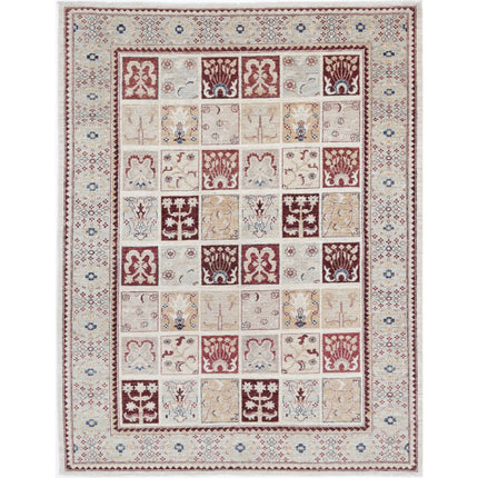 Bakhtiari Hand-Knotted Wool Rug IVA0003935 - Natalia Rugs