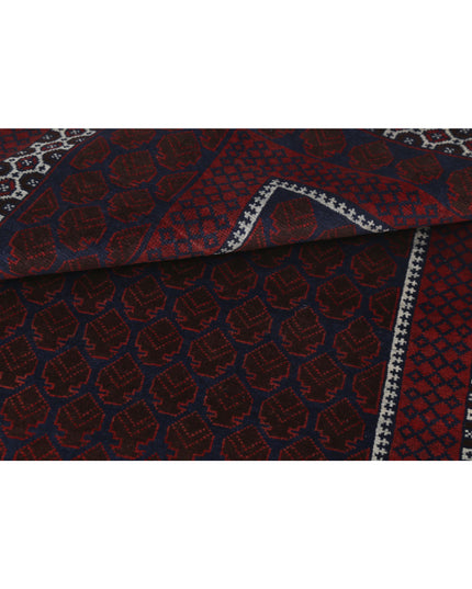 Baluch 3' 2" X 4' 8" Hand Knotted Wool Rug 3' 2" X 4' 8" (97 X 142) / Red / Wool