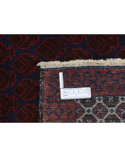Baluch 3' 2" X 4' 8" Hand Knotted Wool Rug 3' 2" X 4' 8" (97 X 142) / Red / Wool