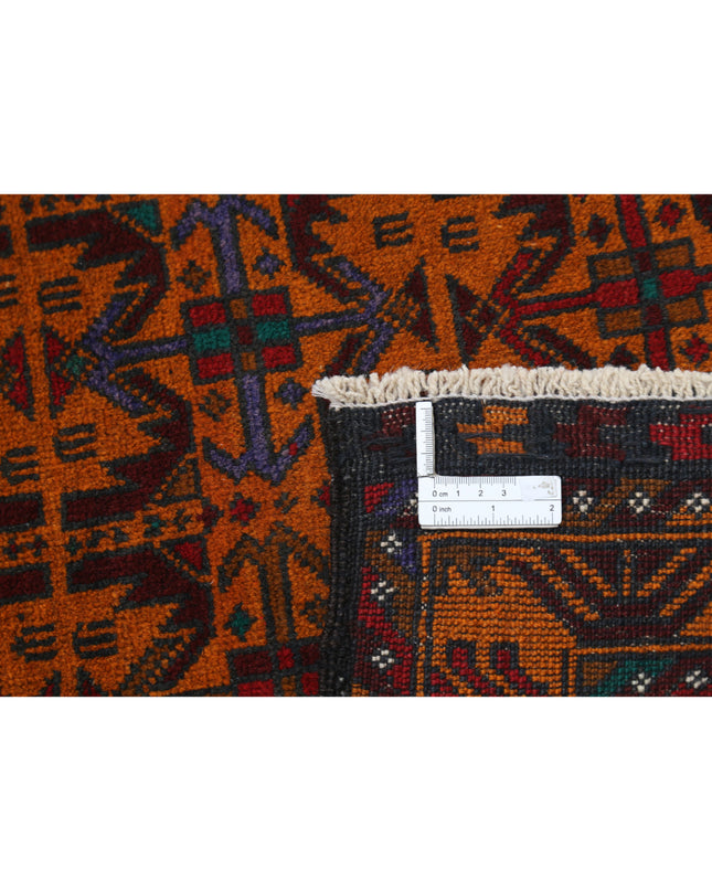 Baluch 2' 10" X 4' 4" Hand Knotted Wool Rug 2' 10" X 4' 4" (86 X 132) / Red / Wool