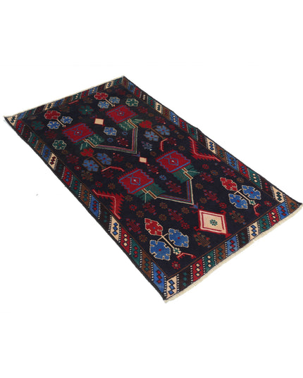 Baluch 2' 9" X 4' 8" Hand Knotted Wool Rug 2' 9" X 4' 8" (84 X 142) / Red / Wool