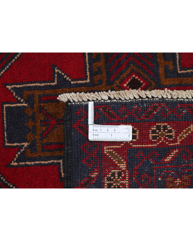 Baluch 3' 0" X 4' 9" Hand Knotted Wool Rug 3' 0" X 4' 9" (91 X 145) / Red / Wool