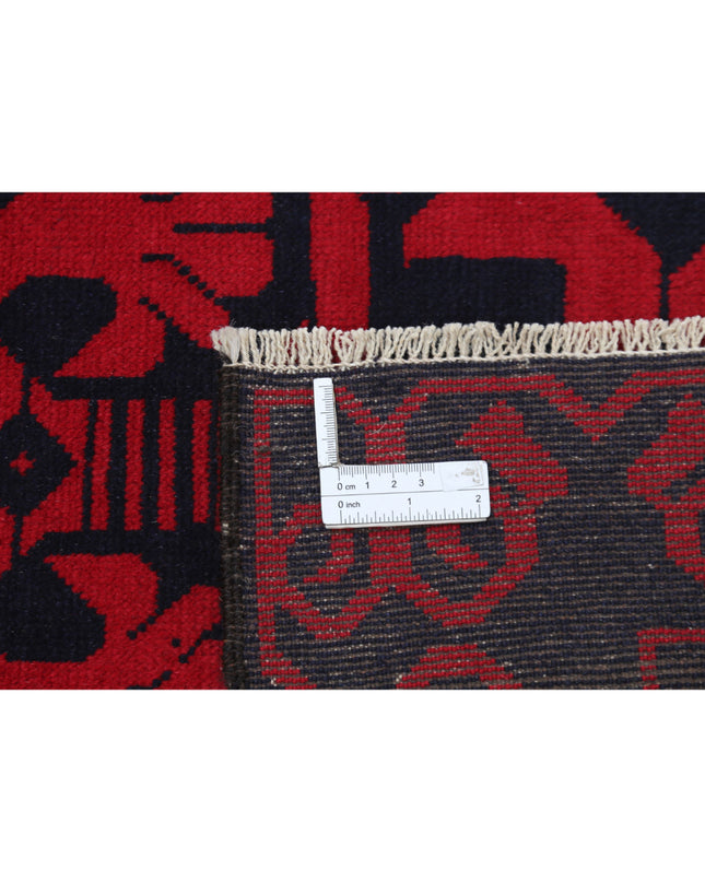 Baluch 2' 10" X 4' 7" Hand Knotted Wool Rug 2' 10" X 4' 7" (86 X 140) / Red / Wool