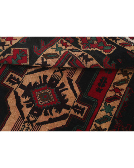 Baluch 2' 11" X 4' 6" Hand Knotted Wool Rug 2' 11" X 4' 6" (89 X 137) / Red / Wool