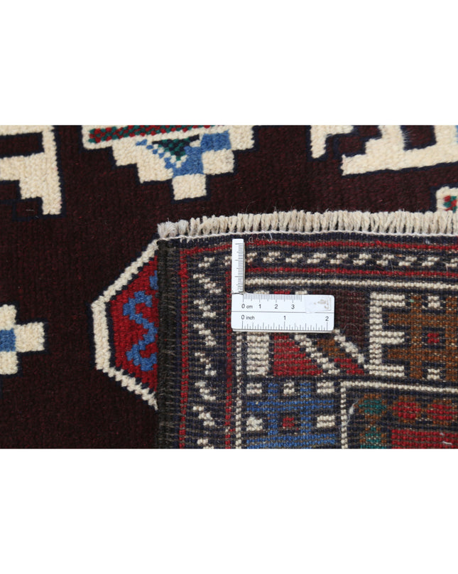 Baluch 2' 11" X 4' 6" Hand Knotted Wool Rug 2' 11" X 4' 6" (89 X 137) / Red / Wool