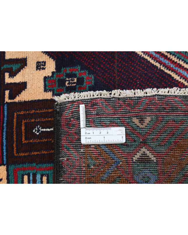 Baluch 2' 11" X 4' 10" Hand Knotted Wool Rug 2' 11" X 4' 10" (89 X 147) / Red / Wool