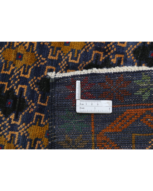 Baluch 3' 3" X 4' 9" Hand Knotted Wool Rug 3' 3" X 4' 9" (99 X 145) / Red / Wool