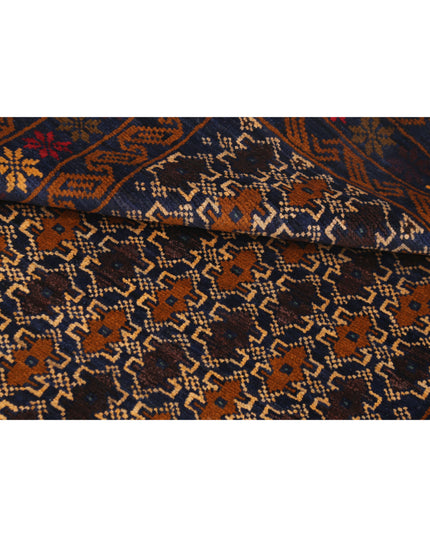 Baluch 3' 3" X 4' 10" Hand Knotted Wool Rug 3' 3" X 4' 10" (99 X 147) / Red / Wool