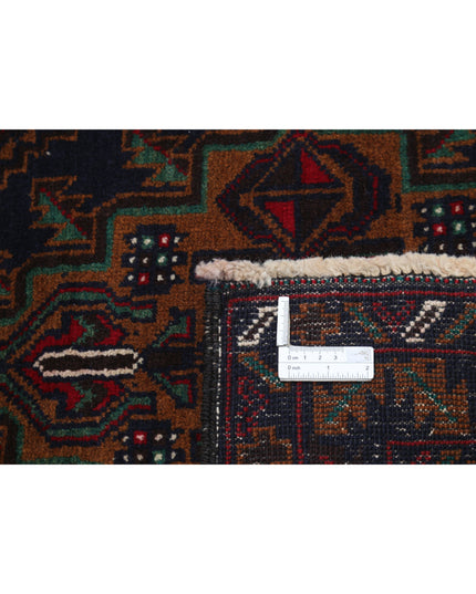Baluch 2' 11" X 4' 3" Hand Knotted Wool Rug 2' 11" X 4' 3" (89 X 130) / Red / Wool