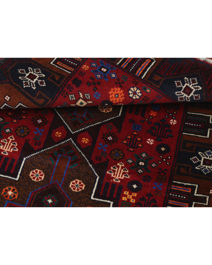 Baluch 2' 8" X 4' 9" Hand Knotted Wool Rug 2' 8" X 4' 9" (81 X 145) / Red / Wool