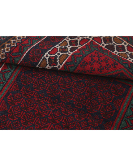 Baluch 2' 9" X 4' 6" Hand Knotted Wool Rug 2' 9" X 4' 6" (84 X 137) / Red / Wool