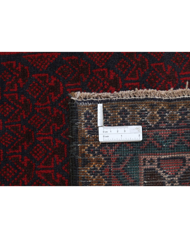 Baluch 2' 9" X 4' 6" Hand Knotted Wool Rug 2' 9" X 4' 6" (84 X 137) / Red / Wool