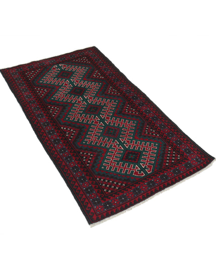 Baluch 2' 8" X 4' 1" Hand Knotted Wool Rug 2' 8" X 4' 1" (81 X 124) / Red / Wool