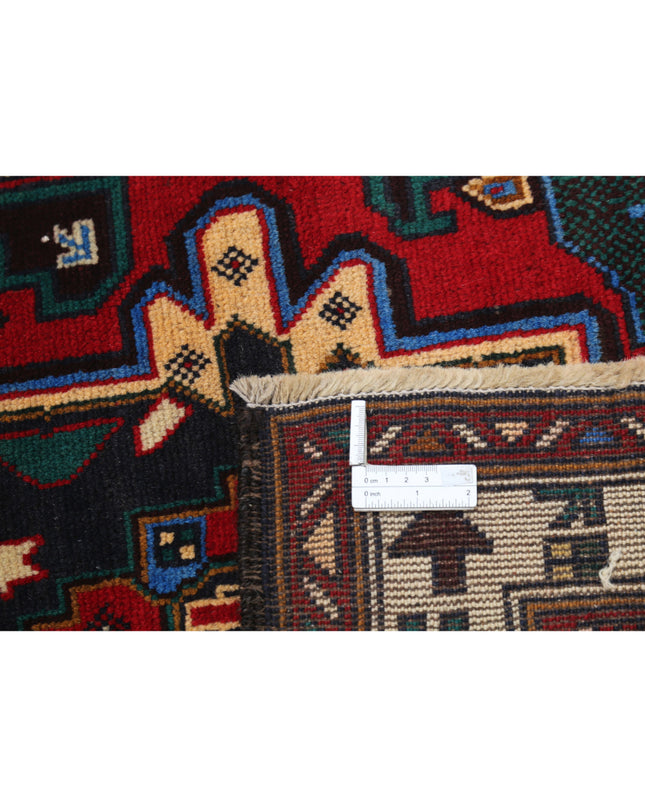 Baluch 2' 11" X 4' 9" Hand Knotted Wool Rug 2' 11" X 4' 9" (89 X 145) / Red / Wool