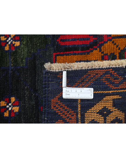 Baluch 3' 0" X 5' 1" Hand Knotted Wool Rug 3' 0" X 5' 1" (91 X 155) / Red / Wool