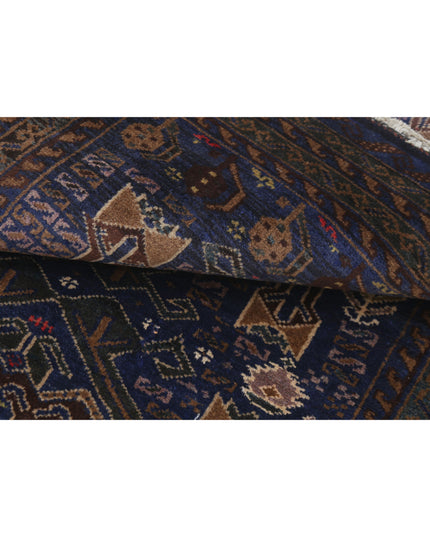 Baluch 2' 11" X 4' 3" Hand Knotted Wool Rug 2' 11" X 4' 3" (89 X 130) / Red / Wool