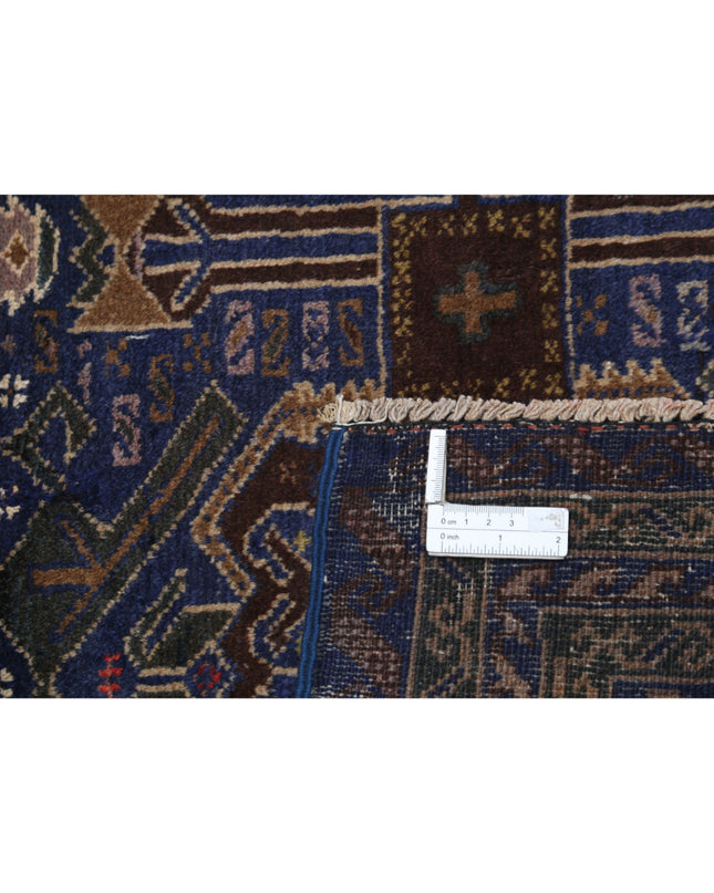 Baluch 2' 11" X 4' 3" Hand Knotted Wool Rug 2' 11" X 4' 3" (89 X 130) / Red / Wool