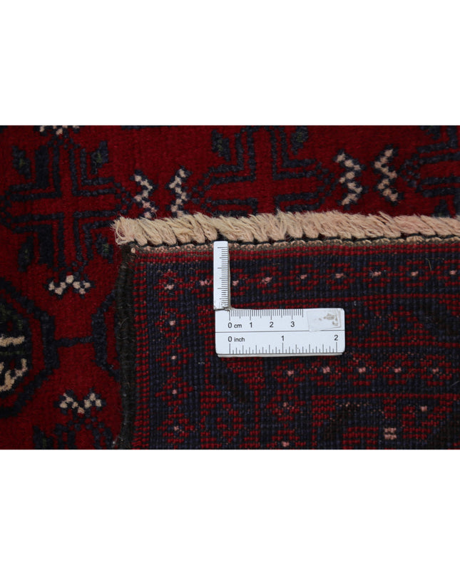 Baluch 3' 0" X 4' 9" Hand Knotted Wool Rug 3' 0" X 4' 9" (91 X 145) / Red / Wool